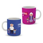 ARTBUG™ Grandma, Grandpa I Love You Ceramic Coffee Mug Best Gift for Grandmother, Grandfather, Dada. Dadi, Nana, Nani, Birthday,Anniversary,Grand Parents Day