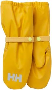 Helly Hansen Unisex Bambini Kids Bergen Fleece Pu Mittens, Giallo, 4