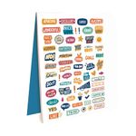 Doodle Sticker Book with 650+ Productivity Journal Stickers | Perfect for Journaling, Scrapbook Projects, Décor & Page Decoration | 650+ Stickers | A5 Book with 10 Pages