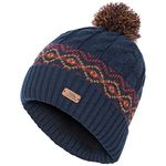 Trespass Men's Andrews Knitted Hat, Navy, One Size UK