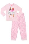 Barbie Girls Unstoppable Long Pink Pyjama Set (4-5 Years)