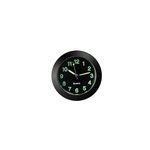 Mini Stick On Analogue Quartz Clock Car Dashboard Waterproof Motorcycle Boat Fridge (Black (Luminous))