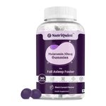 NutriQuint Melatonin (10mg) Gummies for Fall Asleep Faster | Natural Sleep Aid for Muscle Recovery, Nerve Relaxation & Relieves Stress for Men & Women| Black Currant Flavour | 30 Gummies