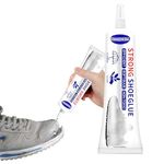 Shoes Glue,60ml Super Strong Adhesive Clear Repair Sole for Sneakers, Transparent Sealant Waterproof Resistant with Precision Tip for Heels Sports Shoes Climbing Shoes Leather