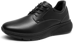 Bruno Marc Men's Dress Sneakers Casual Oxford Lace Up MaxFlex ActiveUrban Formal Shoes,Size 10,All Black,BMUMOX2421