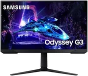 SAMSUNG 27-Inch Odyssey G3 (G30D) Series FHD Gaming Monitor, 1ms, 180Hz, AMD FreeSync, Adjustable Stand, Black Equalizer, Virtual Aim Point, Eye Saver Mode, Flicker-Free, LS27DG302ENXZA, 2024