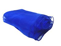 Organza Royal Blue Chair Bows Chair Tie Sash Wider Sashes Fuller Bow Party Decoration (Royal Blue, 10 PCS)