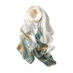 YMXHHB Fashion Scarves 100% Silk Feeling Scarf Silk Like Scarves Long Lightweight Sunscreen Shawls for Women (Y20)