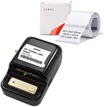 NIIMBOT B21 Label Maker with 1Pack 50x30mm Label, and 1pack 40×30mm Clear Label