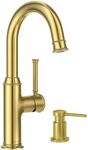 Lava Odoro Gold Soap Dispenser for Kitchen Sink ana Bar Sink Faucet