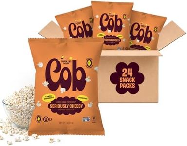 Cob Seriously Cheesy Popped Sorghum, 24-Pack (1 oz. bags)