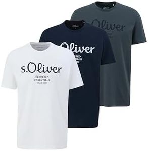 s.Oliver 2139909 Camiseta, 01x3 Blanco, M Hombres
