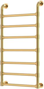P&Dlusir Luxrious Heated Towel Rack, Polished Gold, 19.69" W x 39.3" H