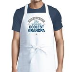 D Design Invent Print! Grandpa Gift Apron Birthday Cooking Kitchen Gift for Men Keepsake for Grandpa Size 87cm x 60cm