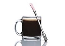 JoGo - Portable Coffee and Tea Brewing Straw - Reusable Coffee Maker Made of Stainless Steel with Single Serve Strainer - Filter Function for Hot and Cold Brew - Ideal for Coffee and Loose Leaf Teas