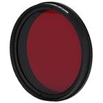 58mm Camera Lens Infrared Filter, Adjustable Optical Infrared Lens Filter, 530-750nm, Comact Size, Lightweight, for DSLR Camera IR Photography