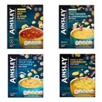 World Flavours Instant Cup a Soup 4 Pack Bundle - with Ainsley Harriot Cuppa Soup, Szechaun, New England Chowder, Caribbean and Thai Lemongrass - 12 Servings Total - Delicious Cup Soup Mix Selection