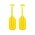 OBACAT Telescoping Boat Paddle: Plastic Canoe Paddles Kayak Paddles Boat Oars for Inflatable Boats Surfboard Boat Accessories for Kids and Adults (Yellow)