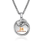 Winssigma Black Mamba Pendant Necklace Basketball Star Memorial Souvenir Necklace Snake Necklace, Zinc, No Gemstone