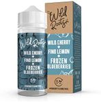 WILD ROOTS 100ml Vape Juice | 70/30 Short Fill | Vape E Liquid for All E Cigarettes | Premium Flavours | Wild Cherry + Fino Lemon + Frozen Blueberries | No Nicotine