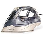 Beldray BEL01621 Titanium Powerlite Steam Iron – Ceramic Soleplate, Auto Shut-Off, 200g/min Steam Shot, 320ml Water Tank, 3m Power Cord, Preheat & Ready Indicator Lights, Variable Temperature Control