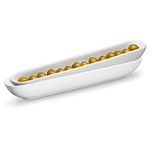 Olive Tray, by KooK, Cheeses, Appetizers, Ceramic Make, Set of 2, 12 inch