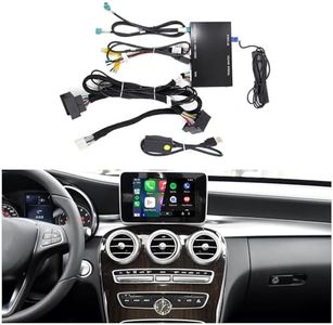 Wireless CarPlay + Android Auto + Mirroring Retrofit Decoder Box Kits, Compatible with Mercedes-Benz A/B/C/E/S CLA CLS GLA GLC GLE GLS GLK AMG 2012-2014