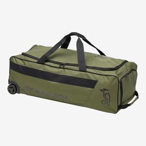 Kookaburra Pro 4.0 Cricket Wheelie Bag - Khaki/Black