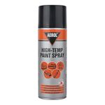 AEROL High-Temp Paint Spray, Grade 6352 (300 g, Flat Black) – Primerless, Heat-Resistant Anti-Corrosion Coating for Silencers, Furnaces, Generators, and Barbeque Equipment