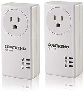 Comtrend 1200 Mbps G.hn Powerline Ethernet Adapter with Pass-Through Outlet I 2 Unit Kit (PG-9172PT-KIT)