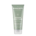 ManCave Caffeine Conditioner for Men, Encourage Healthy Hair Growth, Condition and Strengthen with Caffeine, Shea Butter and Panthenol, Natural, Vegan, Cruelty Free, 200 ml