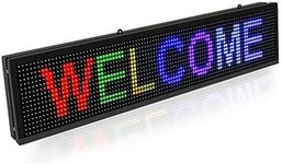 QAWACHH Wifi Rgb Scrolling LED Signs Full Color SMD Message Display Indoor use for Business store Advertising Board