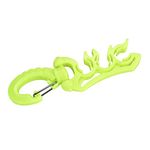 Diving Regulator Hose,3 Colors Underwater Scuba Diving Plastic Double BCD Hose Holder With Clip Hook(Yellow)