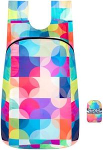 Nanobag Daypack - Ultralight 16L Foldable Travel & Hiking Backpack, Reusable, Packable, Collapsible Bag for Men & Women