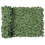 CHRISTOW Artificial Hedge Roll, Ivy Leaf Screening, Privacy Fence Screen, UV-Resistant, 1m x 3m (9ft 10" x 3ft 3")