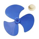 Su traders, 3 Leaf OR 3 Blades &Lock nut Suitable for All Brand ||Table fan||Wall fan||Pedestal fan || 400 mm or 40cm sweep models,the Leaf Blue colour