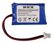 BXX Replacement Battery for Plantronics 84479-01, 86180-01, CS540, CS540A, Savi CS540, Savi CS540A 140mAh 3.7V