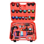 Zoomtools 28 Pcs Universal Cooling System Radiator, Coolant Pressure Tester Kit, Coolant Vacuum Refill Kit