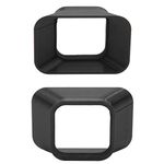 DAUERHAFT Sunshade Hood Durable Sturdy 2pcs Portable Sun Shield for GoPro Lightweight for GoPro Hero 9 Black