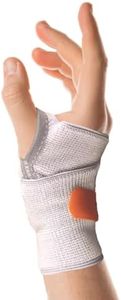 Vissco Wrist Brace (Mild Support), Provides Compression & Support to the Wrist for Sports & Workout - Universal (Grey)