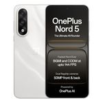 OnePlus Nord 5 | Snapdragon 8s Gen 3 | Stable 144FPS Gaming | Dual 50MP Flagship Camera | Powered by OnePlus AI | 8GB + 256GB | Marble Sands