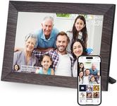 10.1 Inch Digital Picture Frame WiFi,1280x800 HD IPS Touch Screen,Electronic Photo Frame for Gifting, 32GB Storage,Auto-Rotate,Wall Mounted, Easy Setup,Send pictures/videos and Wishes via Uhale App