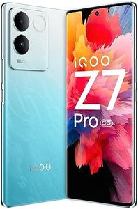 iQOO Z7 Pro 5G (Blue Lagoon, 8GB RAM, 256GB Storage) | 3D Curved AMOLED Display | 4nm MediaTek Dimesity 7200 5G Processor | 64MP Aura Light OIS Camera | Segment's Slimmest & Lightest Smartphone