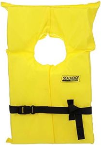 SEACHOICE 86020 Life Vest, Type II Personal Flotation Device â€“ Yellow â€“ Adult