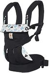 Ergobaby 360 All-Position Baby Carrier with Lumbar Support (12-45 Pounds), Triple Triangles, Premium Cotton