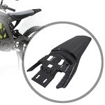 JFG RACING Dirt Bike Rear Fender,Motorcycle Rear Fender Back Mudguard Fender Protector Thicken ABS Plastic Electric Bike for Surron Sur Ron Light Bee X/S-Carbon Fiber Pattern