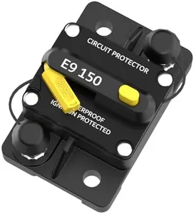 LiTime 150A Switchable Circuit Breaker for LiFePO4 Batteries, Easy to Install and Operate for Automotive, Marine, and Solar Applications, Designed for Wide Compatibility