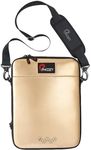 PHOOZY Insulated Thermal Sleeve for Laptops, iPads, MacBooks & Similar Sized Tablets or Laptops up to 13" - Patented NASA Thermal Technology Extends Battery Life in The Cold (Gold)