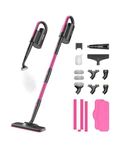 Schenley 19-in-1 Steam Mop Dual-Rod Design with Detachable Handheld Steamer for Walls, Grouts, Hard Floors, Tiles, includes Multi-purpose Accessories and Washable Microfiber Pads