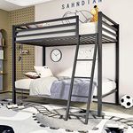 ikalido Metal Bunk Bed Twin Over Tw